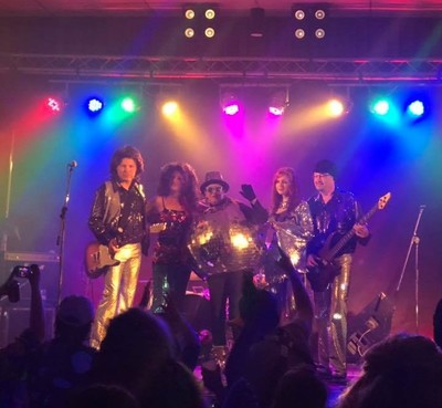 Mirror Ball Human with RC Disco Band